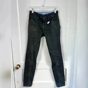 Burberry Brit Pilton Sz 26 Skinny Leg Black Jeans Designer Size 27
